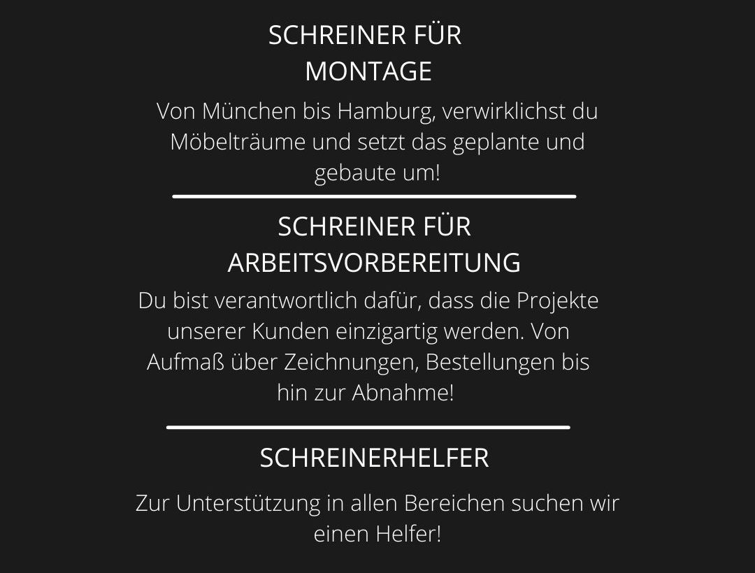 SCHREINER FÜR MONTAGE (4)